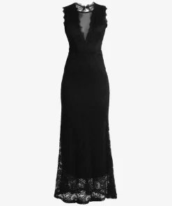 Robe de soirée noire Modanisa